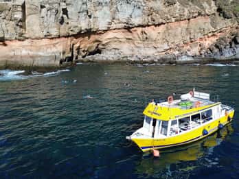 Puerto de Mogan: Wycieczka łodzią i nurkowanie z rurką