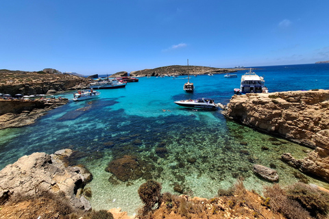 Comino & Blue Lagoon Full-Day Cruise from Gozo & Cirkewwa