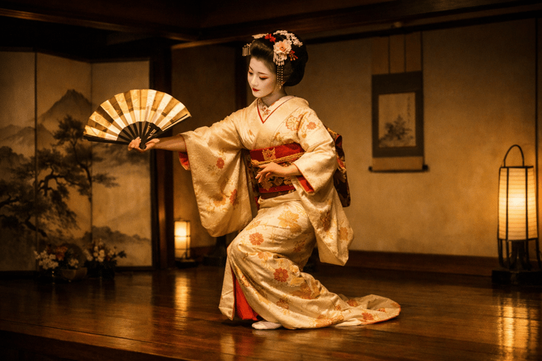 Gion Corner Show Ticket with Round-Trip Kyoto Pickup