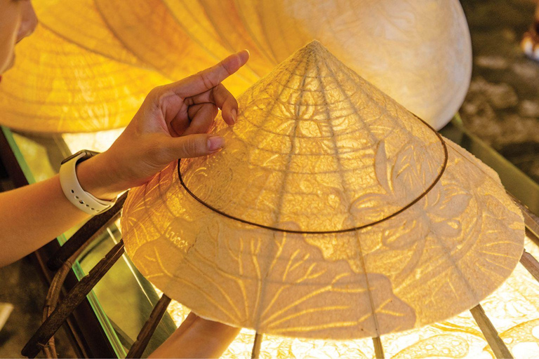 Hue: Conical Hat Village and Traddional Cake Class Tour Private Tour: English