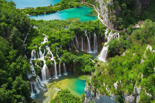 Zagreb: Plitvice with Ticket & Rastoke Tour for Max 8 people