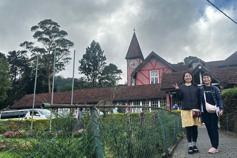 From Kandy: Nuwara Eliya Tour via Ambuluwawa [Private Tour] Air Conditioned Van Tour