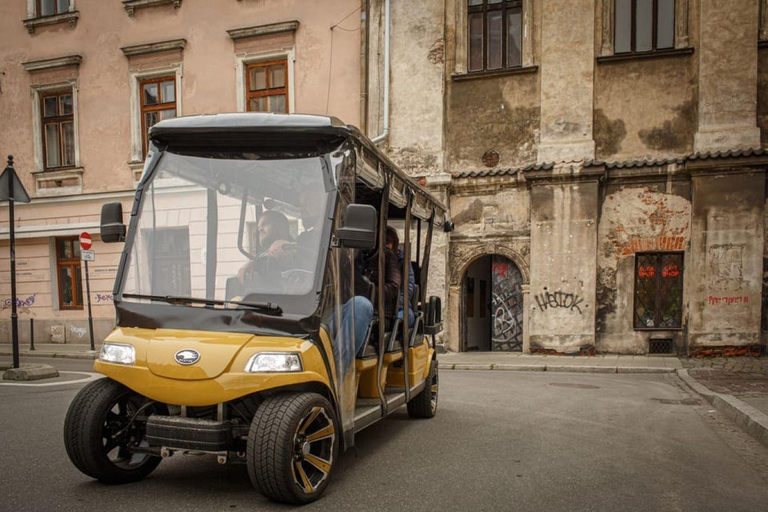 Krakau: Sightseeingtour durch die Stadt mit einem gemeinsamen oder privaten Golfwagen