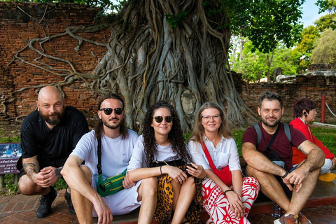 Bangkok: Giant Buddha & Ayutthaya Afterlife Tour Round Trip Transportation & Guide