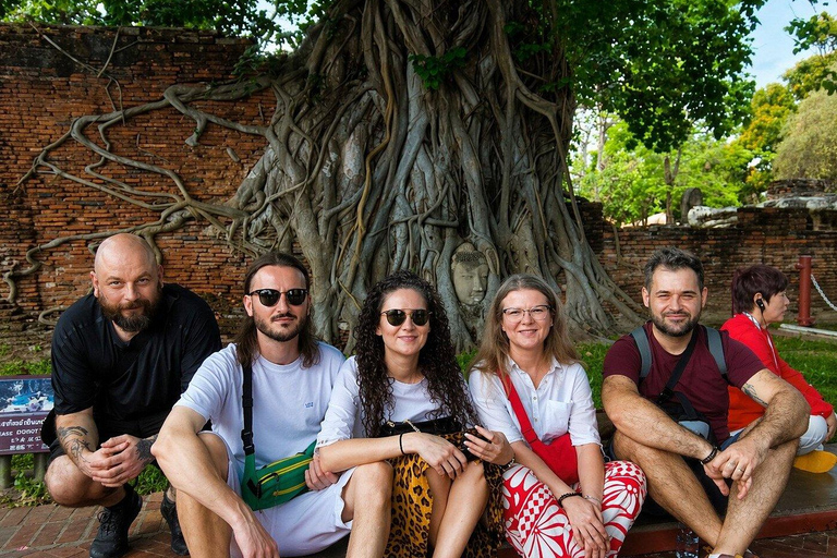 Bangkok: Giant Buddha & Ayutthaya Afterlife Tour Round Trip Transportation & Guide