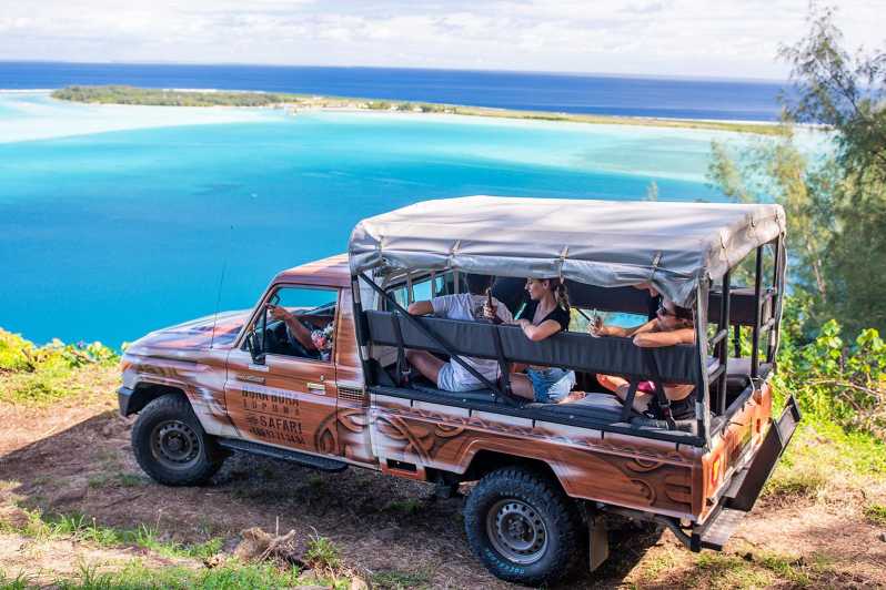 Bora Bora 4X4 puoli päivää saarella jeeppisafari TOUR
