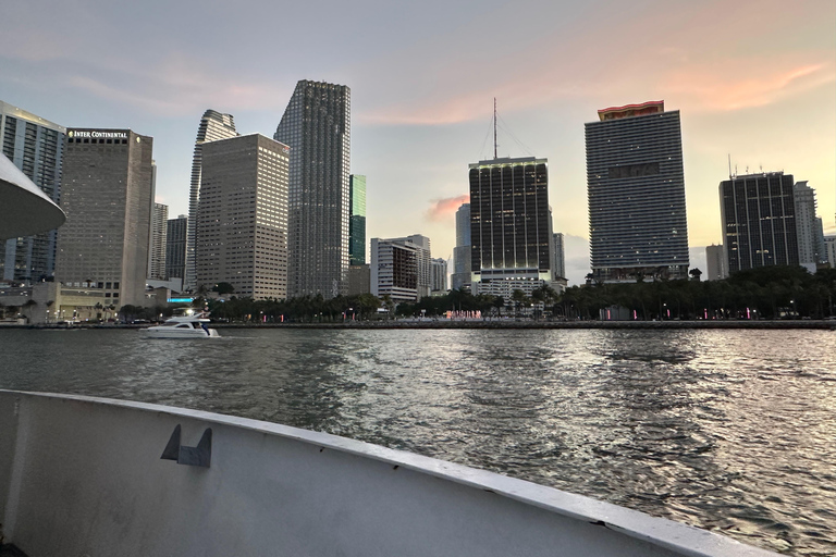 Crociera serale al tramonto a Miami Case dei milionari + Luci dello skylineCrociera al tramonto a Miami: case da milionari + luci dello skyline