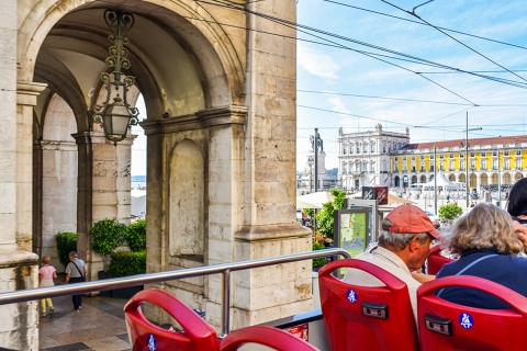 Lisbonne : visite en bus à arrêts multiples3 lignes : Belém, Oriente et Château - billet 48 h