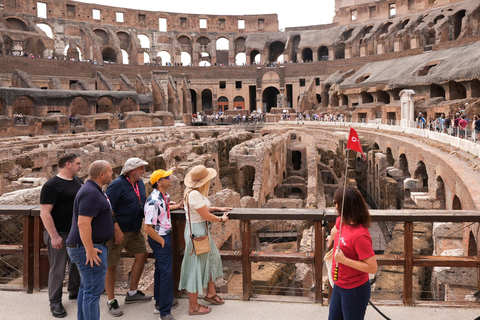 Roma: Tour dell&#039;Arena del Colosseo, del Foro Romano e del PalatinoTour per piccoli gruppi (massimo 10 partecipanti)