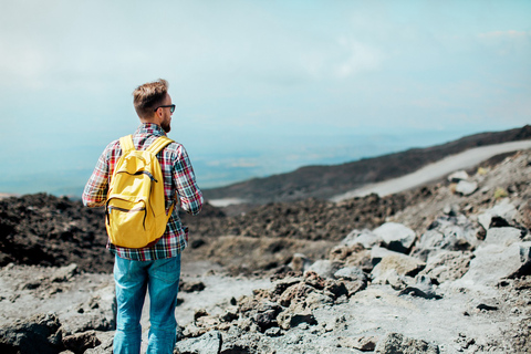 Catania: Etna Nature Tour with Hiking, Cave Visit, &amp; TastingMorning Tour in English with Pickup