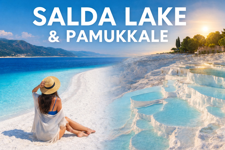 Side: Pamukkale & Salda Lake (Turkish Maldives Experience)