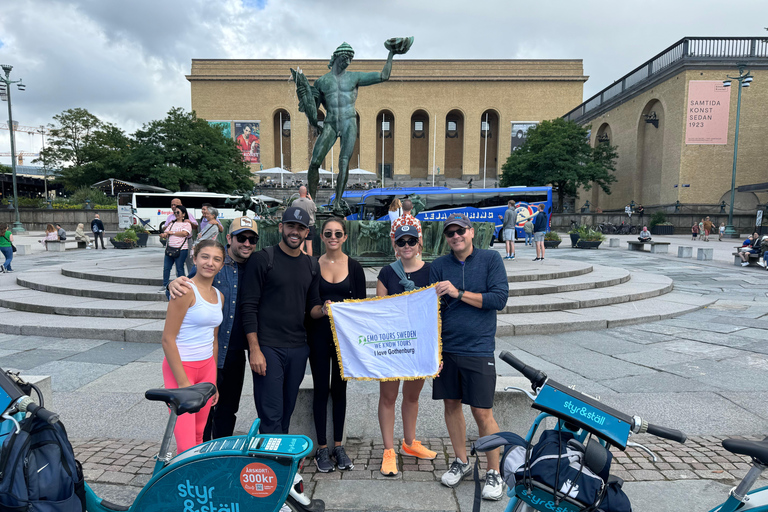 Göteborg: Stadshoogtepunten fietstour met transferGöteborg: fietstocht met hoogtepunten door de stad met transfer