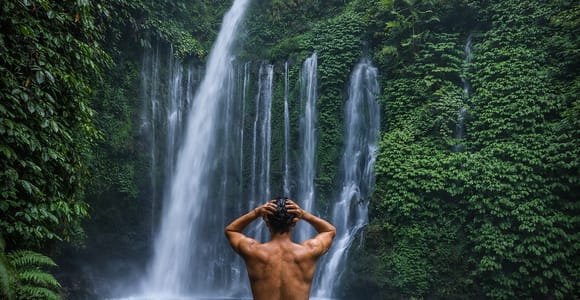 Lombok: Rice Field Terrace & Senaru Waterfalls Guided Tour