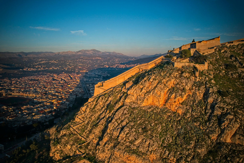 From Athens: Ancient Corinth & Nafplio Guided Day Trip Excursion without entrance tickets