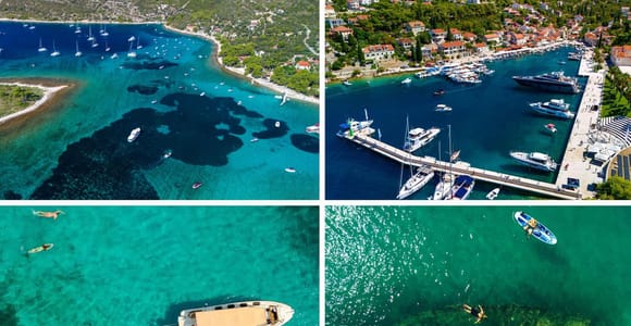 Private Schnellboot-Tour ab Split – Blaue Lagune & Šolta