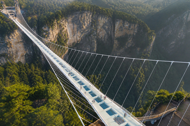 Zhangjiajie: Grand Canyon & Glass Bridge E-Ticket Options English Guide Service Only