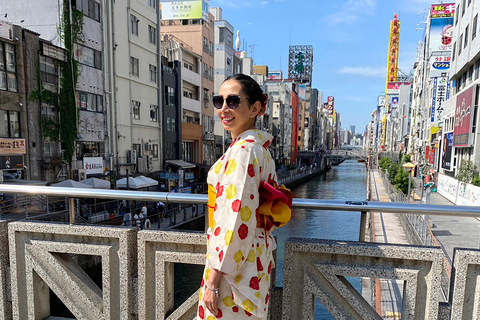 Osaka: Kimono uthyrningsplan för vuxnaKimono hyra 90 minuter plan (för vuxna)