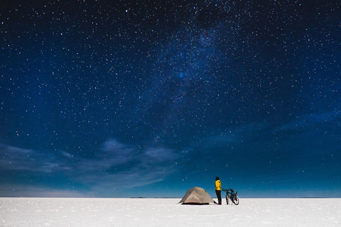 Stjärnor + soluppgång - Uyuni (ESP chaufför / guide), min 3