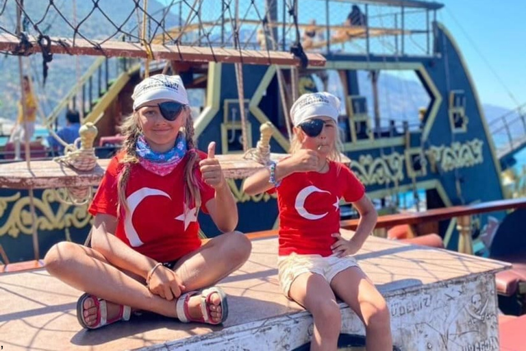 Oludeniz: Pirate Boat Tour with Lunch & Swim Stops Full-Day Pirate Boat Tour with Lunch