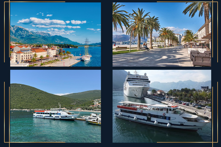 From Ulcinj: Boka Bay Cruise with Polish Guide & Transfer