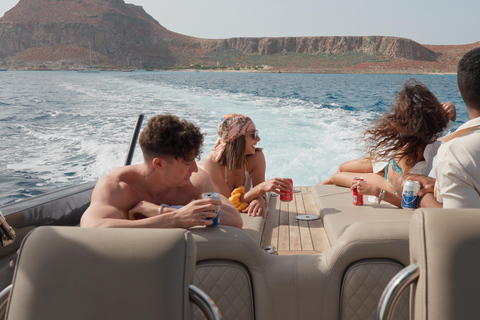 Kissamos : Croisière en bateau rapide à Balos et Gramvousa avec plongée en apnéeCroisière en bateau rapide sans prise en charge et retour