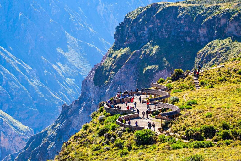 From Arequipa: Colca Canyon Tour 2 Days with End in Puno