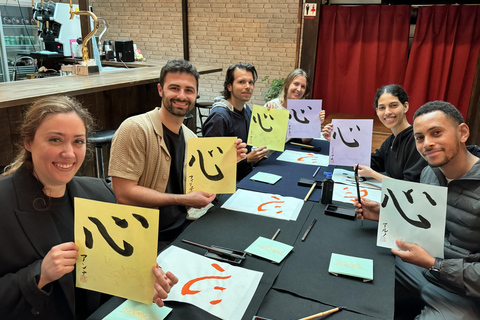 Kyoto: Japanese Calligraphy Workshop 1 - Hour Workshop