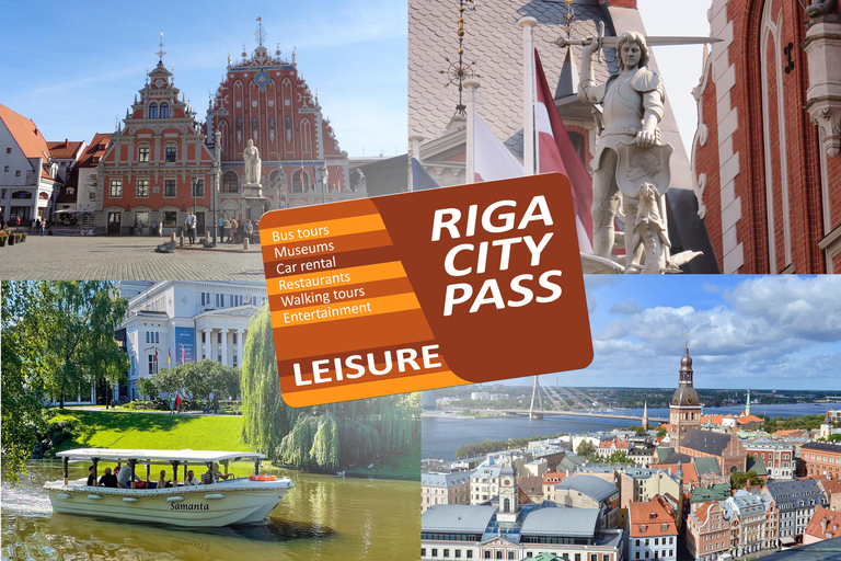 Riga: Freizeit City Pass mit Bootstour durch den Kanal