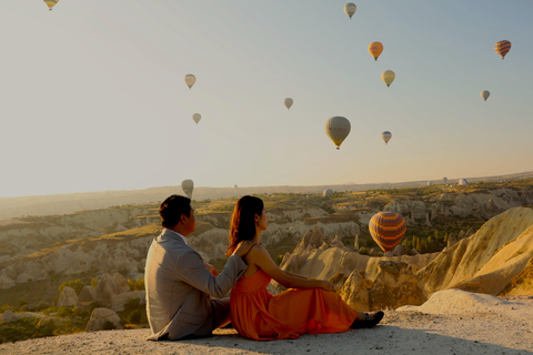 Visite de la zone photo de la Cappadoce en montgolfière