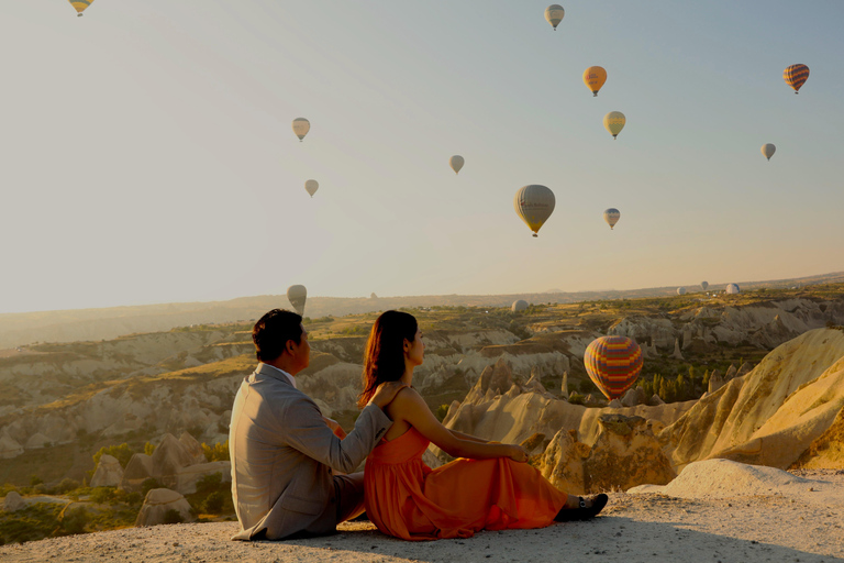 Visite de la zone photo de la Cappadoce en montgolfière