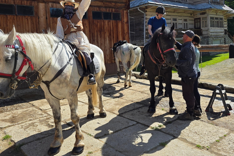 Zakopane: Tatra Mountains Horseback Ride & Thermal Baths