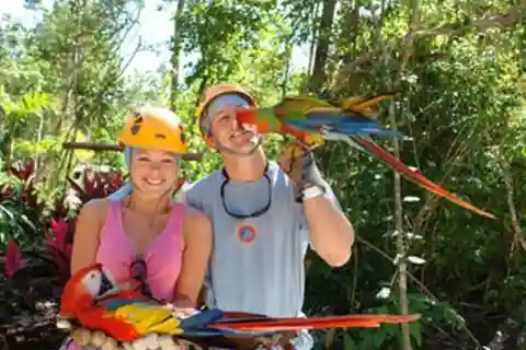 From Cancun: Extreme Canopy Adventure Tour