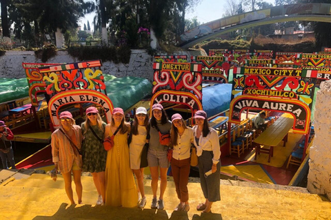 Xochimilco: Fiesta w Trajinera i Coyoacan TourPrywatny