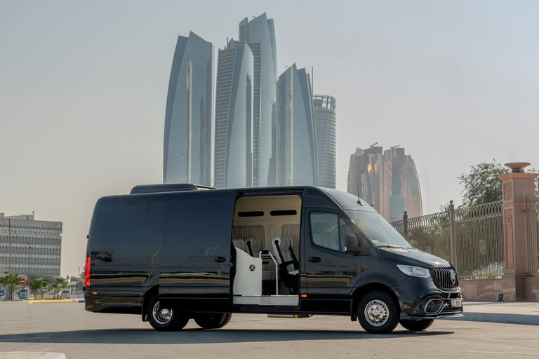 Abu Dhabi Elite Day-trip: Sheikh Zayed Mosque & Royal Palace Small Group Mercedes Sprinter in German