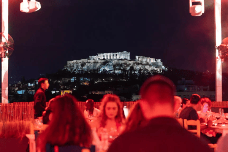 Athens: Greek Wedding Rooftop Party & Interactive Live Show Spirits Only Package