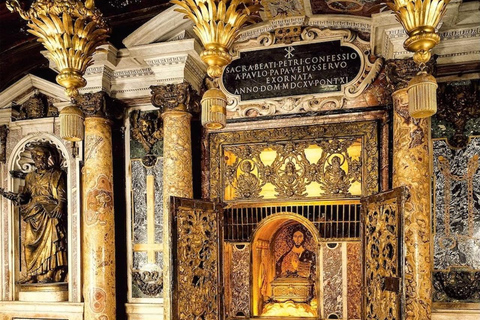 St.Peter’s Basilica tour, Grottoes, papal tomb & Dome access Guided tour of St.Peter’s Basilica, Grottoes, papal tomb.