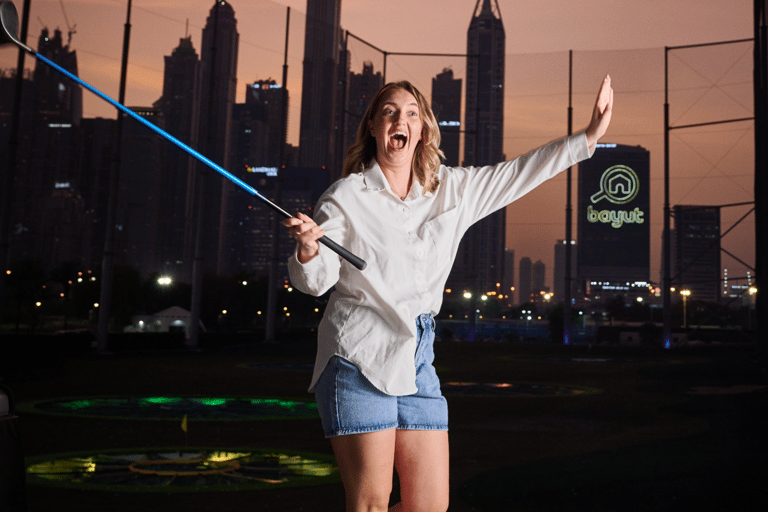 Dubai: 1 uur Topgolf