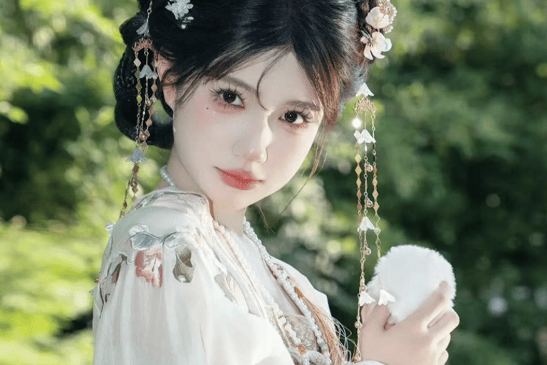 Shanghai: Hanfu Dress-up Photoshoot Experience Premium Photoshoot