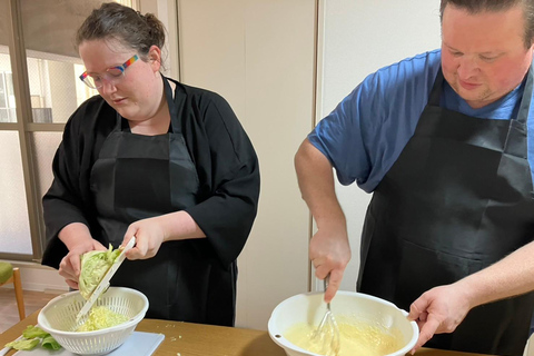 Osaka : Cooking Class Okonomiyaki & Takoyaki course in Nanba
