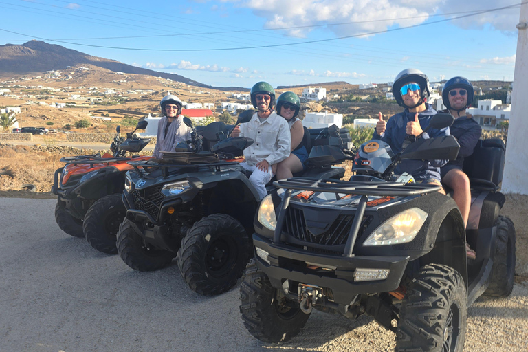 Self guided tour on atv/quad and explore mykonos,on wheels