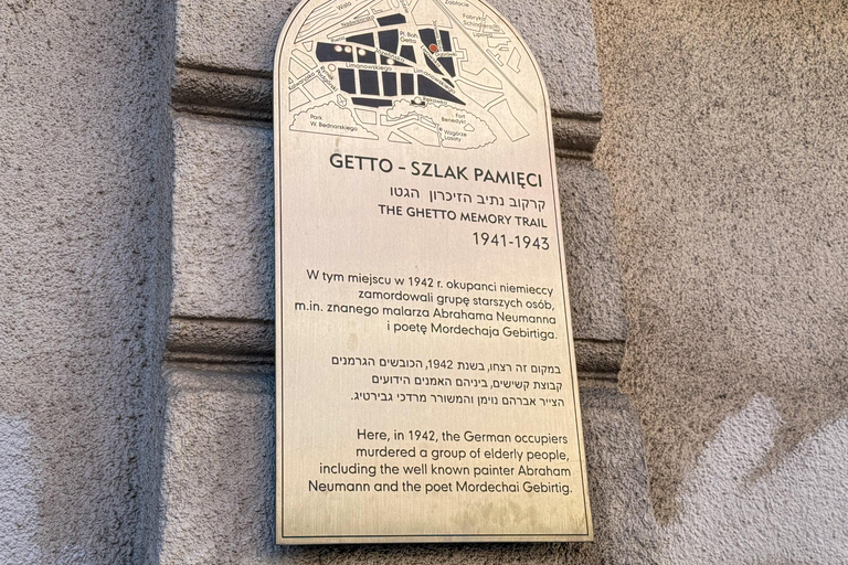 Krakow: Jewish Ghetto Guided Tour German Tour
