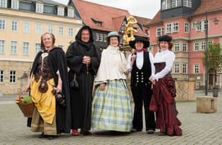 Eisenach: Rundgang am Abend mit einem kostümierten Guide