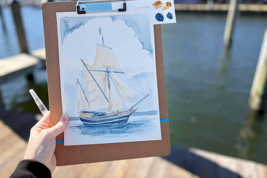 Annapolis: Male ein historisches Schiff. Foto: GetYourGuide