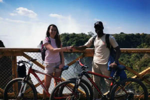 Zambie : Victoria Falls : Randonnée à vélo dans la nature