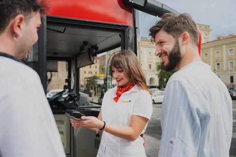 From Civitavecchia: Hop-On Hop-Off Rome Tour & Bus Transfer Rome Transfer Only by bus from Civitavecchia in Italian