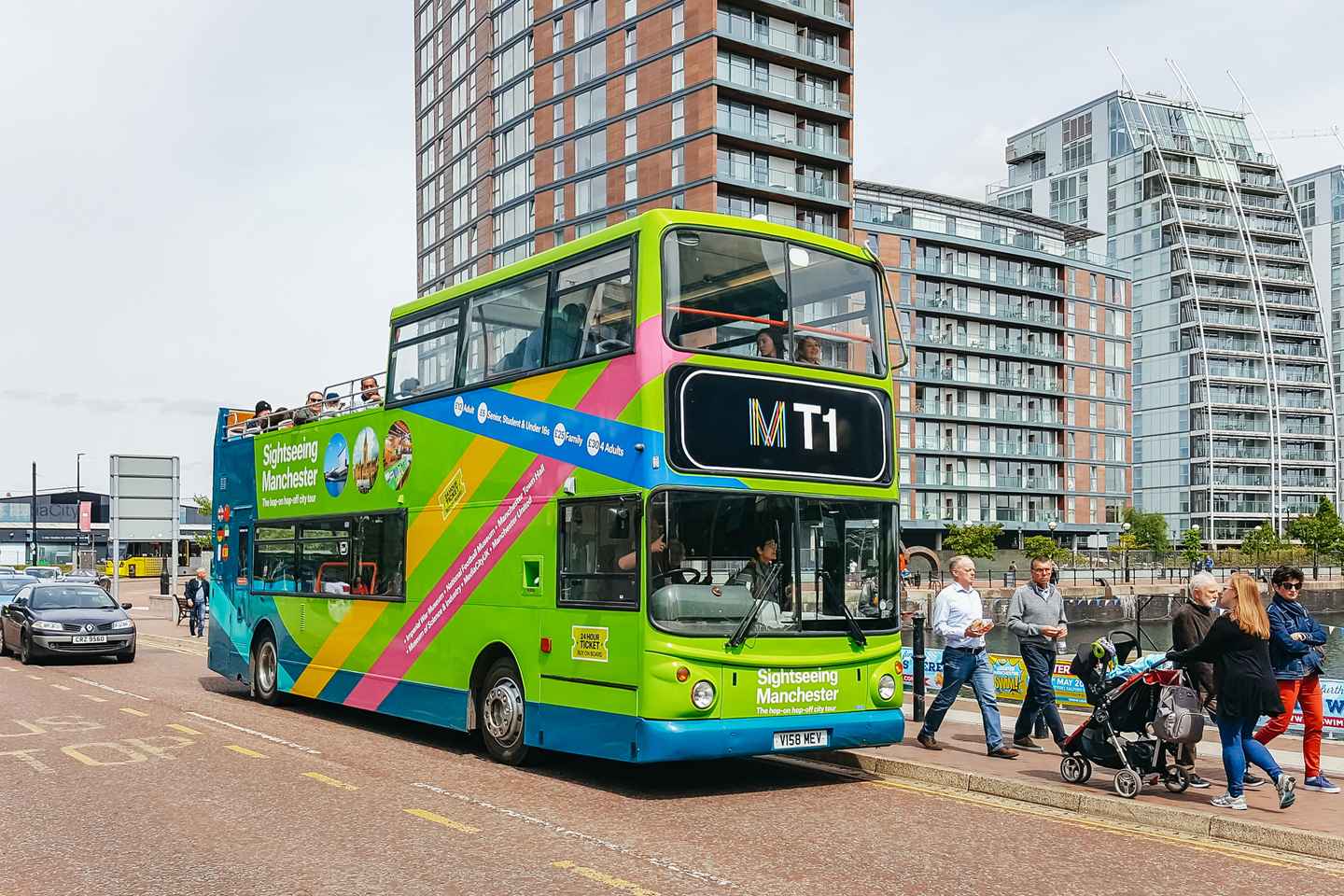 Manchester: Sightseeing Bus Tour