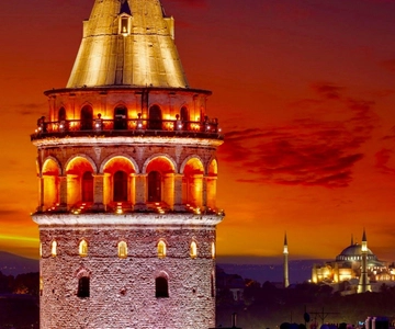 Wieża Galata: bilet z pominięciem kolejki z audioprzewodnikiem lub wycieczką z przewodnikiem