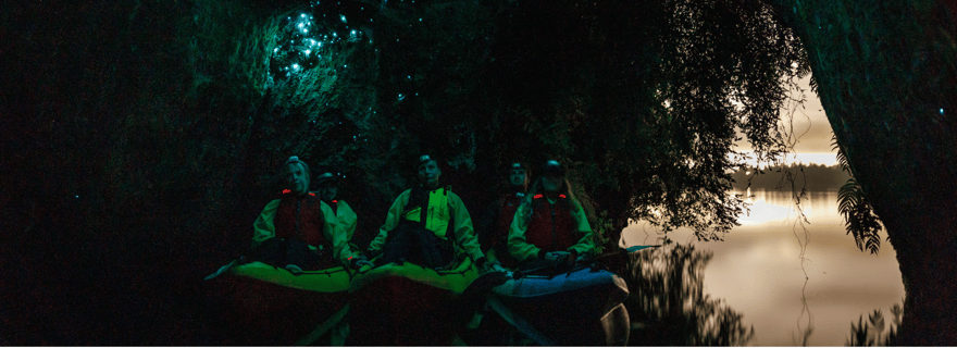 Rotorua : aventure en kayak à la découverte des vers luisants