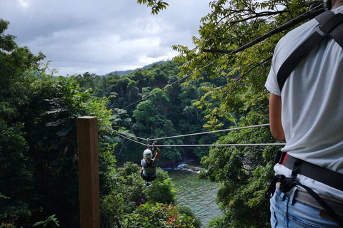 Trinidad: aventura en tirolina con baño en la playa y traslados