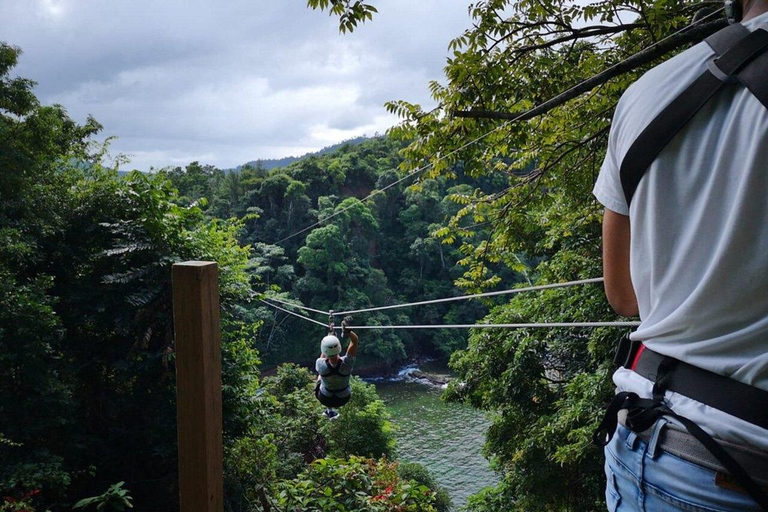 Trinidad: aventura en tirolina con baño en la playa y traslados